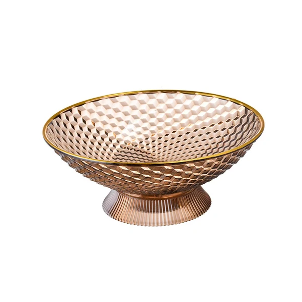 Proven Maxbell Decorative Pedestal Bowl for Dining Room Farmhouse Centerpiece Desktop Decor orange Powerful