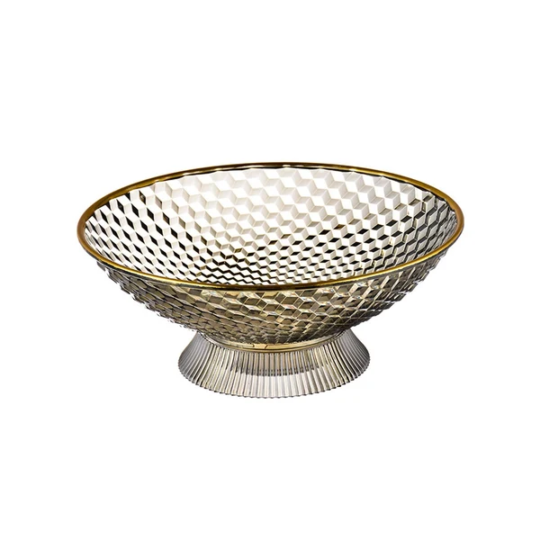 Natural Maxbell Decorative Pedestal Bowl for Dining Room Farmhouse Centerpiece Desktop Decor green Classic