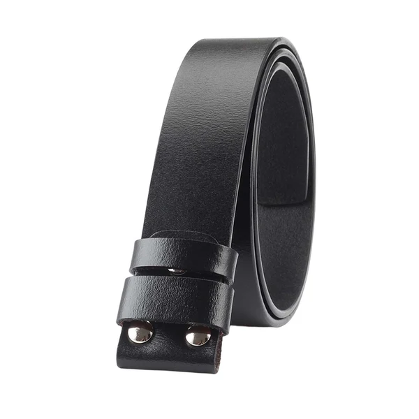 Reusable Maxbell Belt Strap Western Belt without Buckle for Men Jeans Black Luxury