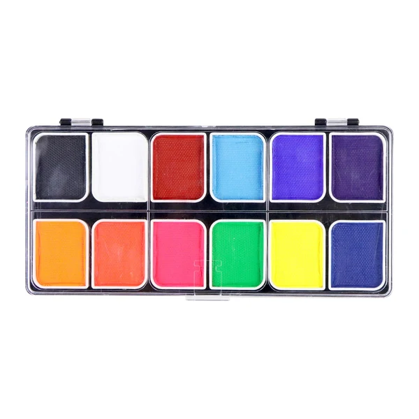 Eco-Friendly Maxbell Face Body Paint Palette Make Up for Adults Kids Fancy Dress Stage Lightweight