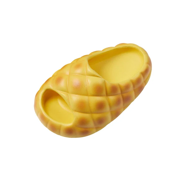 Practical Maxbell Kids Slipper Novelty Cute Summer Home Shoes for Household Bedroom Girls Boys 19cm yellow Detailed