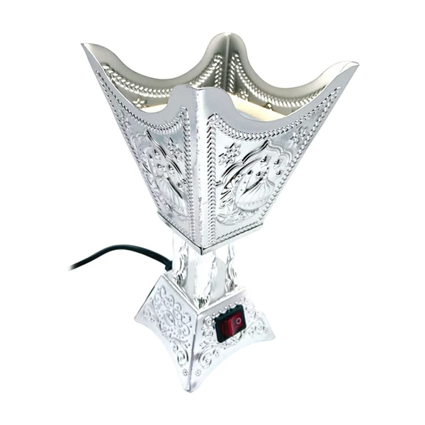 Powerful Maxbell Maxbell Electric Incense Burner Incense Diffuser Ornament Censer for Home Yoga Decor Argent Smart
