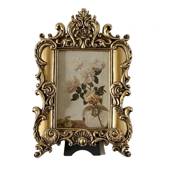 Reliable Maxbell Antique Style Photo Frame Embossed Frame Picture Frame for Living Room Decor Unique