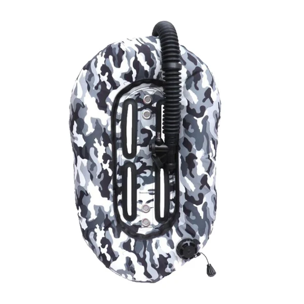 Eco-Friendly Maxbell Heavy Duty Diving Donut Wing Single Tank Backmount Buoyancy Compensator Black White Refined