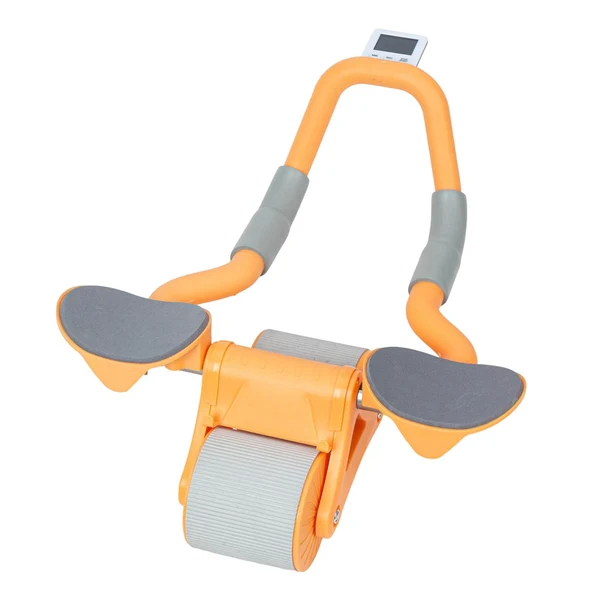 Maxbell Professional Ab Roller Wheel Abdominal Core Strength Training for Home Gym Orange Modern