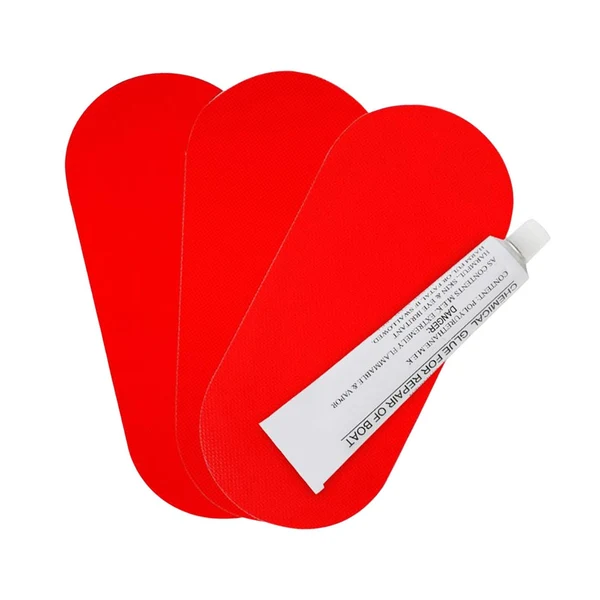 Authentic Maxbell Boat Repair Patch Kit PVC Repair Patches for Dinghy Canoe Swimming Pool Red Smart
