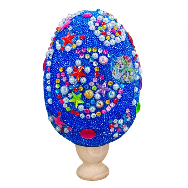 Next-Generation Maxbell Easter DIY Sequin Snow Polymer Clay Easter Eggs for Kids Holiday Gift Blue Specialty