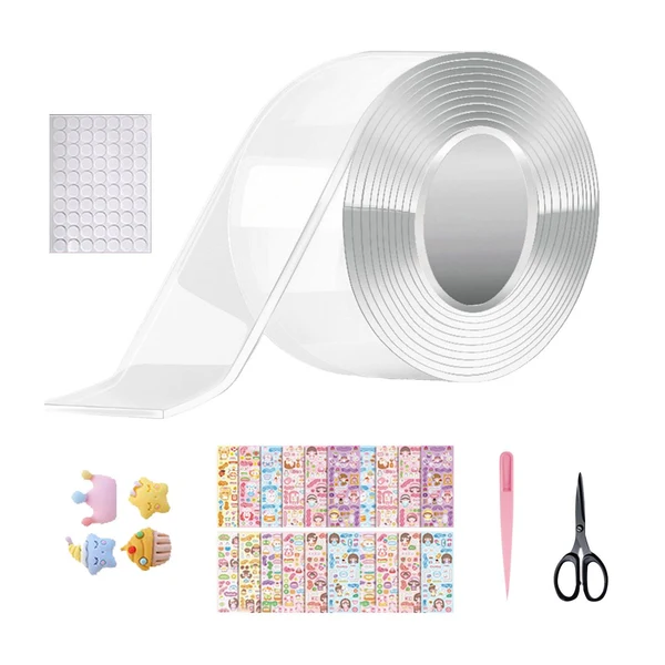 Contemporary Maxbell Blow Bubble Double Sided Tape DIY Crafts Multipurpose Creative Sticky Tape Style B Easy-to-Use