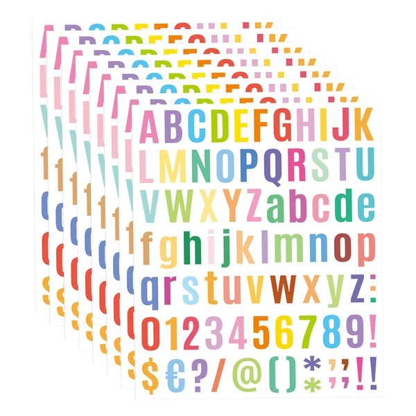 Responsible Maxbell Colorful Vinyl Letter Stickers for Address Number Water Bottles Scrapbooks Style A Specialty
