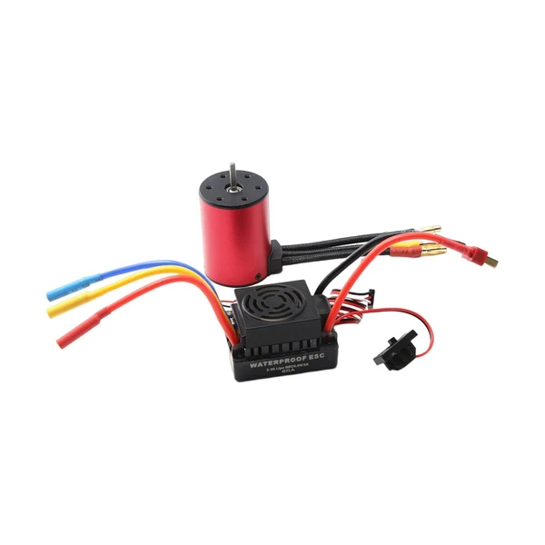 Fine Crafted Maxbell S3650 Brushless Motor with 60A Brushless ESC for 1 10 RC Car 1 10 1 8 1 10 4300kv Top-Quality