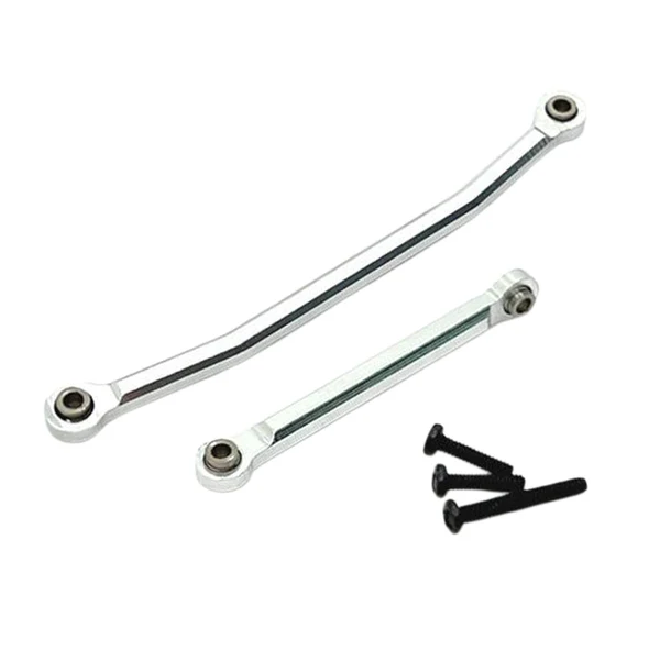 Safe Maxbell 1 24 Steering Rod Durable Metal for Fcx24 RC Crawler Cars Fitments Accessory Argent Stylish