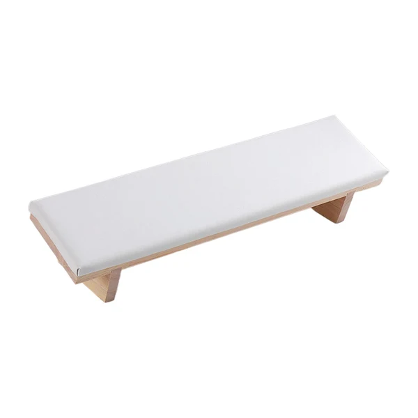 Luxury Maxbell Hand Rest Tool Pillow Wrist Pad Support Wood Comfortable for Desk Nail Women White Advanced