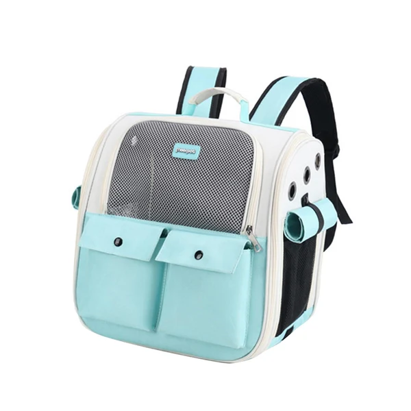Stylish Maxbell Pet Cat Carrier Backpack Portable Ventilation Carrying Bag for Outdoor Green Easy-to-Use