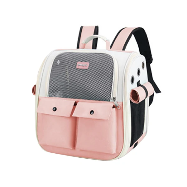 Optimized Maxbell Pet Cat Carrier Backpack Portable Ventilation Carrying Bag for Outdoor Pink Quality