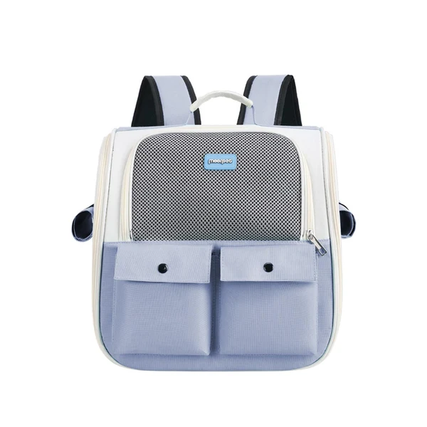 Reliable Maxbell Pet Cat Carrier Backpack Portable Ventilation Carrying Bag for Outdoor Blue Functional