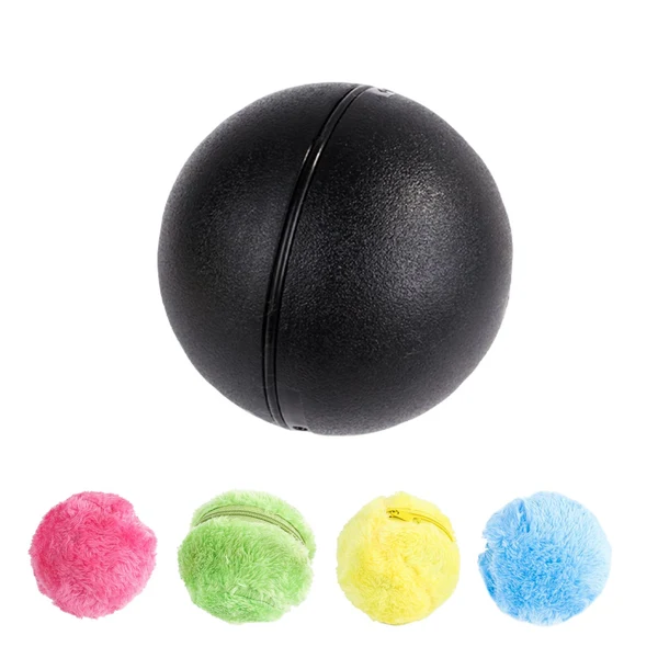 Sophisticated Maxbell Rolling Ball Dogs Toy Electronic Ball Toy for Floor Durable with Covers Soft