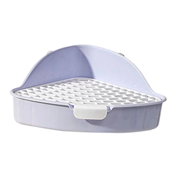 Versatile Maxbell Pet Toilet Potty Trainer with Snap Fastener Other Animals Rabbit Litter Box Blue Stylish