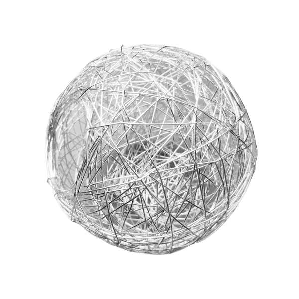 Smooth Maxbell Hanging Pendant Lighting Lampshade Reading Light Metal Wire Light Cage Cover Argent 15cm Refined