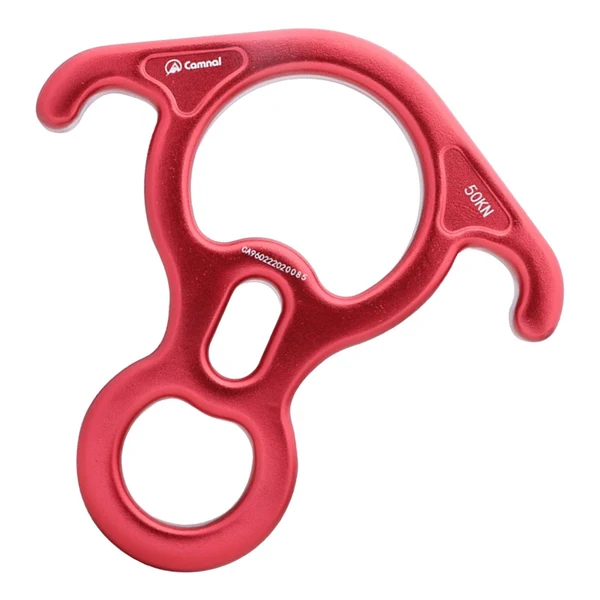 Green Maxbell 50kN 11000 Lbf Rescue Figure 8 Descender Large for Rope Rappel Dance Red Dependable