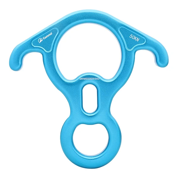 Convenient Maxbell 50kN 11000 Lbf Rescue Figure 8 Descender Large for Rope Rappel Dance Blue Soft