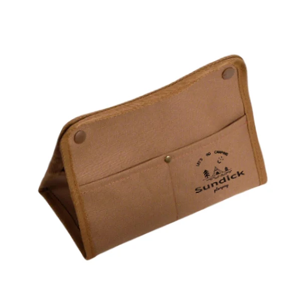 Official Maxbell Tissue Storage Bag Napkin Paper Bag Toilet Paper Holder for Travel BBQ Brown Fine