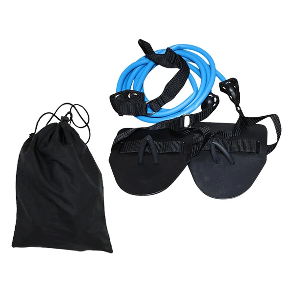Efficient Maxbell Swimming Resistance Exercise Bands Workout Equipment Professional Fitness blue 40LBS Premium