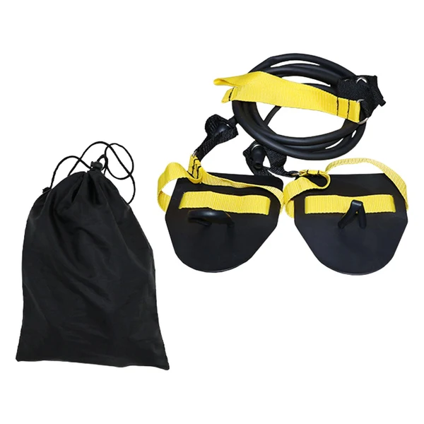 Responsible Maxbell Swimming Resistance Exercise Bands Workout Equipment Professional Fitness yellow 60LBS Functional