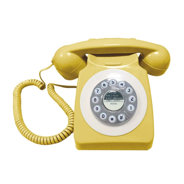 Elegant Maxbell Retro Landline Phone Old Style with Redial Classic for Hotel Use Office Home Yellow Secure