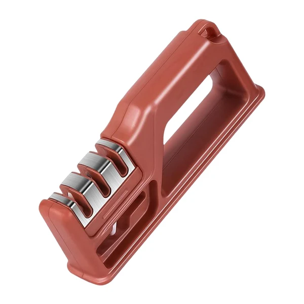 High-Performance Maxbell Knife Sharpener Tool Coarse Fine Polishing Sharpening Slot Kitchen Tool Red World-Class