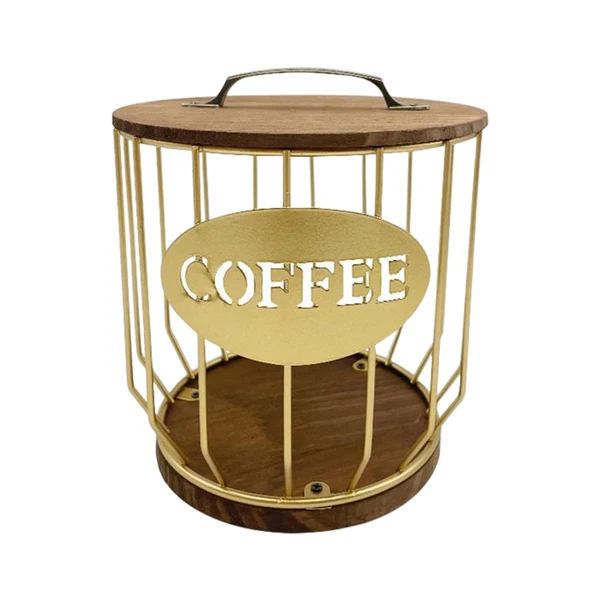 Genuine Maxbell Coffee Pod Holder Storage Organizer Container for Coffee Bar Decor Counter Aureate Authentic