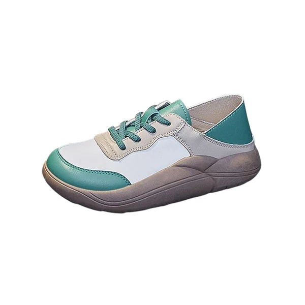 Refined Maxbell Women's Casual Shoes Fashion Sneakers Outdoor Walking Shoes Thick Bottom 37 Green Prestigious