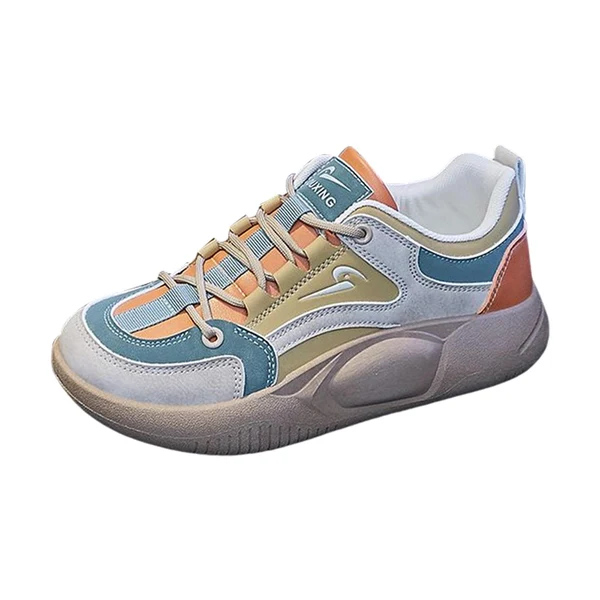 Classic Maxbell Women's Walking Shoes Fashion Upper Gym Shoes for Camping Jogging Trekking Yellow 35 Reusable