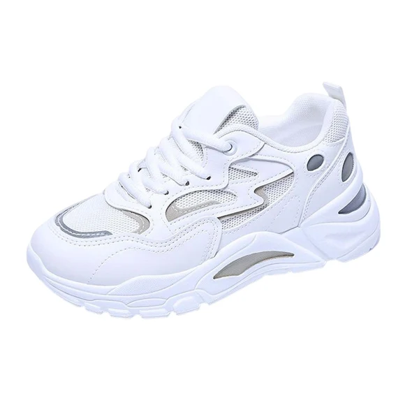 Easy-to-Use Maxbell Women's Shoes Sport Sneakers Versatile Breathable for Jogging Camping White 37 Enhanced