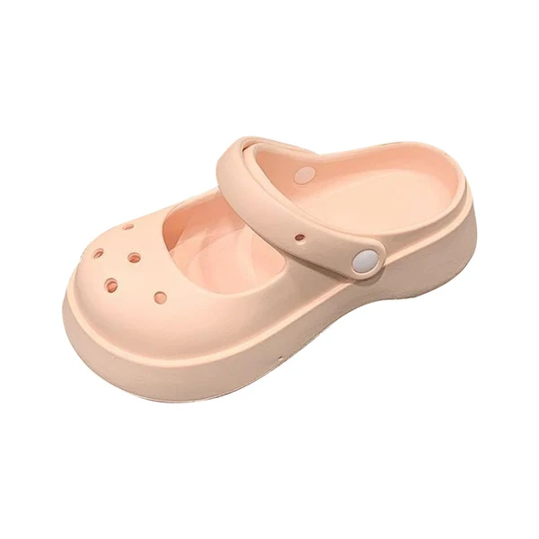 Environmentally Friendly Maxbell Clog Slipper Med Heels Waterproof Floor Slides Shoes for Women Men Bathroom Pink 39 to 40 Optimized