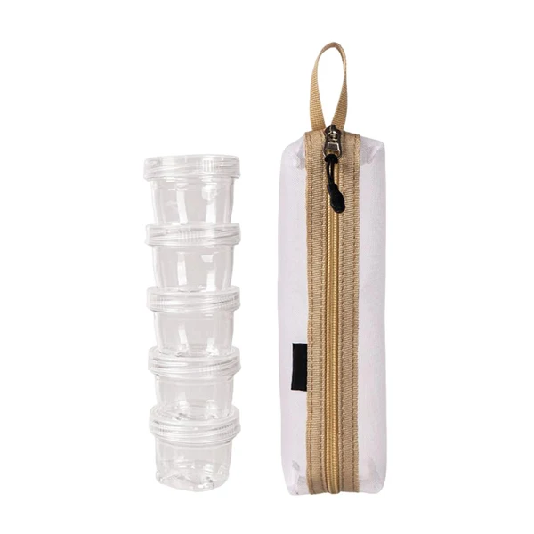Flexible Maxbell 5x Multifunctional spice with Storage Bag Mini Holes Set for Travel white Powerful