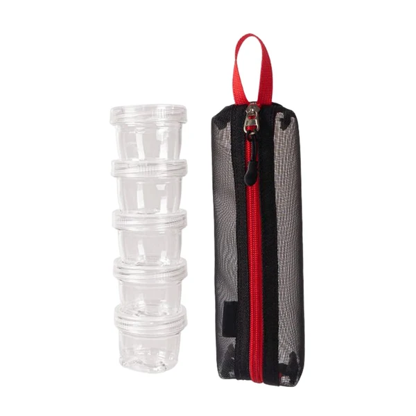 Exceptional Maxbell 5x Multifunctional spice with Storage Bag Mini Holes Set for Travel black Premium Material