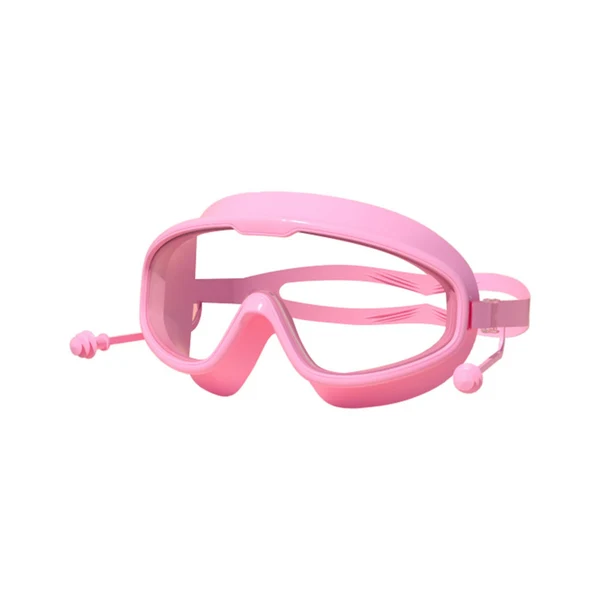 Carefully Designed Maxbell Swimming Goggles Swim Glasses Large Frame Diving Glasses with Earplugs Pink Clear Boxed Healthy