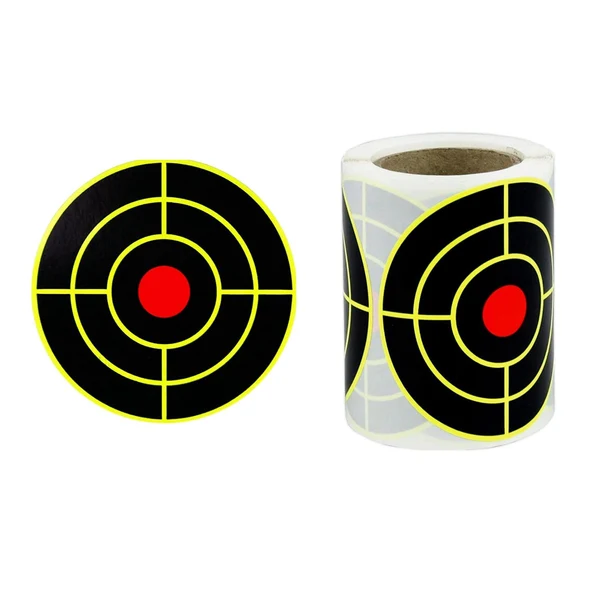 Crafted Maxbell 100x Target Stickers 3inch Exercise Paper Targets Roll Training Original Design