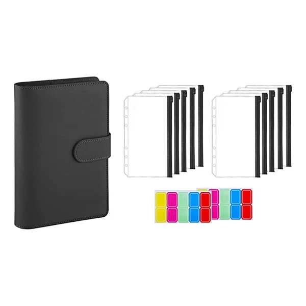 Detailed Maxbell Money Planner Waterproof Personal Expense Financial Journal Debt Tracking black Sustainable