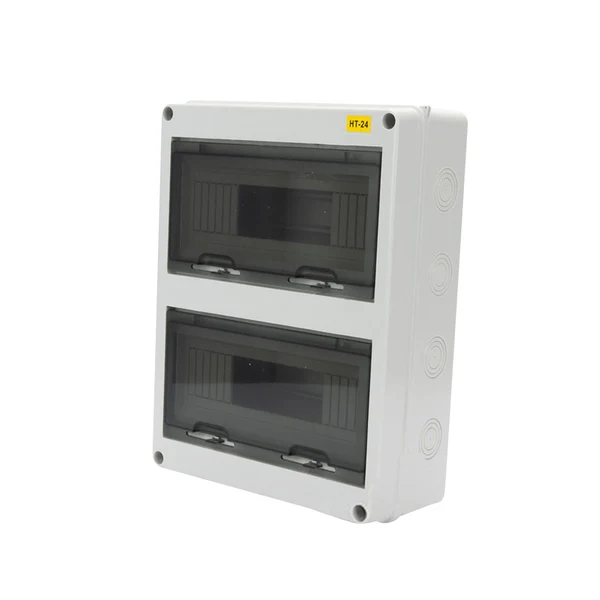 Casual Maxbell Power Distribution Box 15 18 24 Way Plastic Durable for Wall Circuit Breaker HT 24 High-End