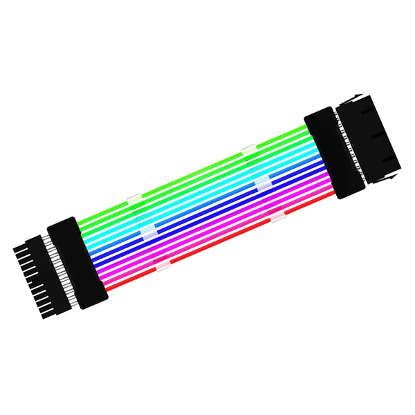 Superior Maxbell Extension RGB Cable PSU Extension Cable Set PCIe Cable for Computer PC Black 24PIN Expertly Made