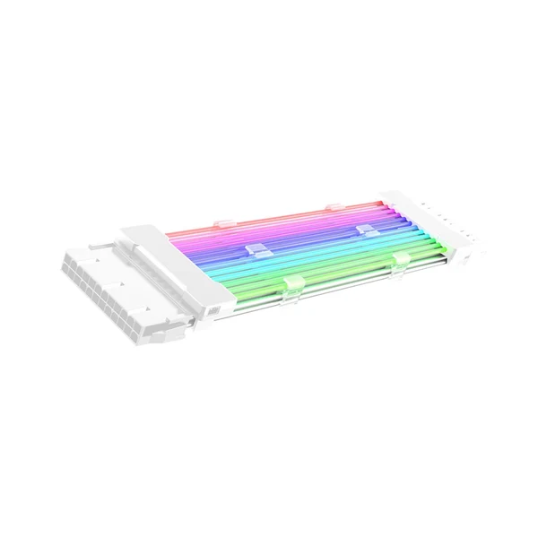 Top-Quality Maxbell Extension RGB Cable PSU Extension Cable Set PCIe Cable for Computer PC White 24PIN Environmentally Friendly