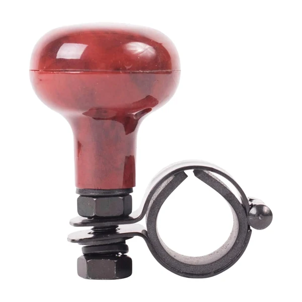 Exclusive Maxbell Steering Wheel Power Handle Spinner Knob Automotive for Tractors Trucks Deep Brown Fast