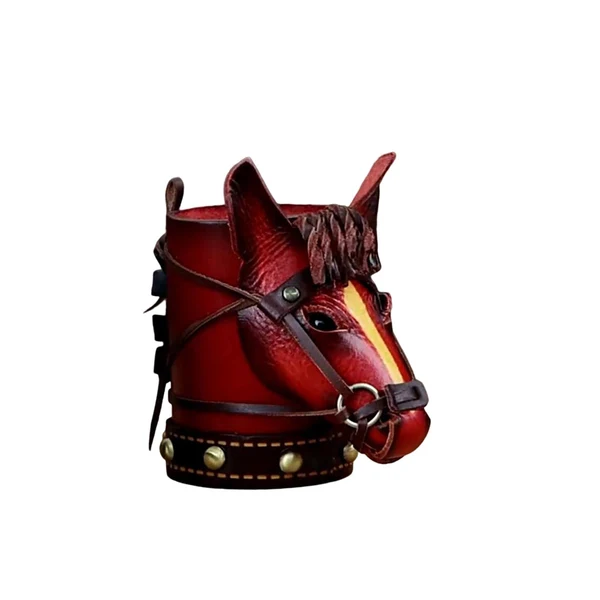 High-Quality Maxbell Pen Holder Home Ornament Home Decoration Ornaments for Cabinet Office Gift Red First-Class