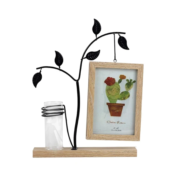 Fine Crafted Maxbell Picture Frame Display Holder Stand Tree Home Desktop Photo Frame for Bedroom Brown Superior