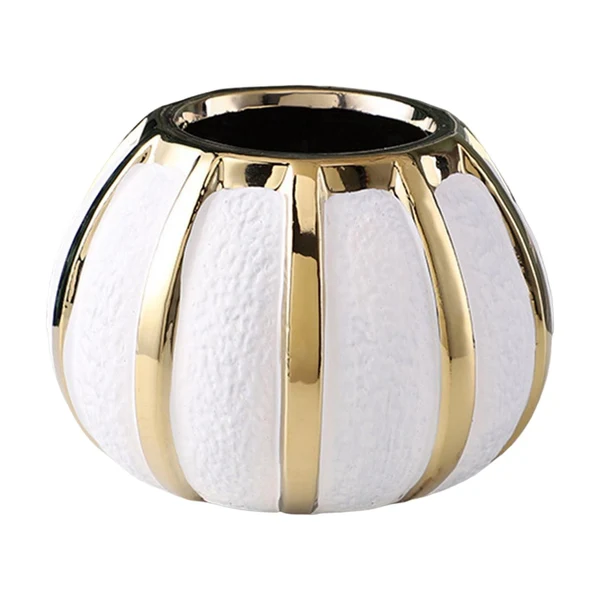 Soft Maxbell Ceramic Vase Desktop Vase Decorative Art Vases for Mantel Wedding Home Decor 16.6cmx11.5cm Professional