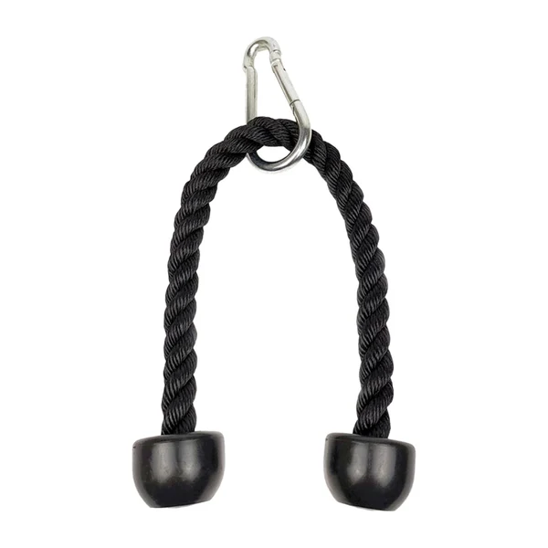Crafted Maxbell Tricep Rope Cable Attachments Heavy Duty for Forearm Weight Lifting Shoulder Black Exclusive