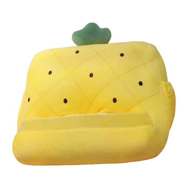 Top-Quality Maxbell Pillow Holder Tablet Stand with Elastic Pockets Desktop Holder for Cookbook Pineapple Functional