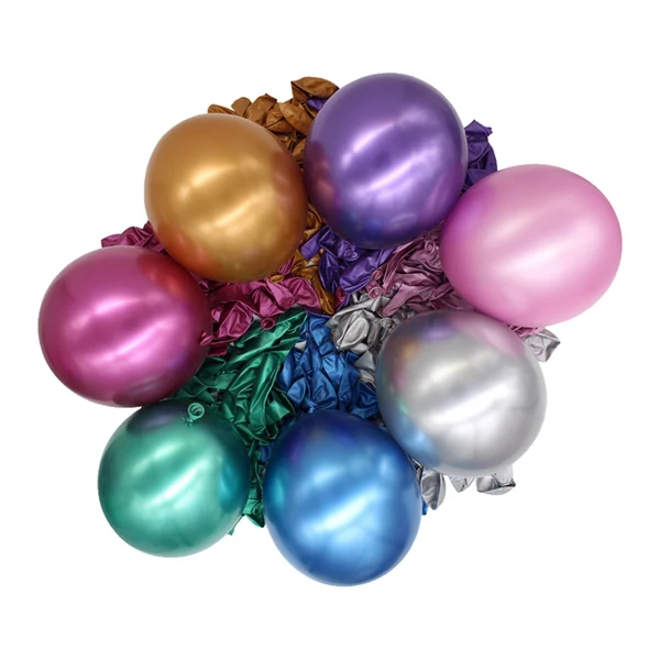 Exceptional Maxbell 10inch Party Balloons Colorful Ornaments Latex Balloons for Birthday Holiday Long-Lasting