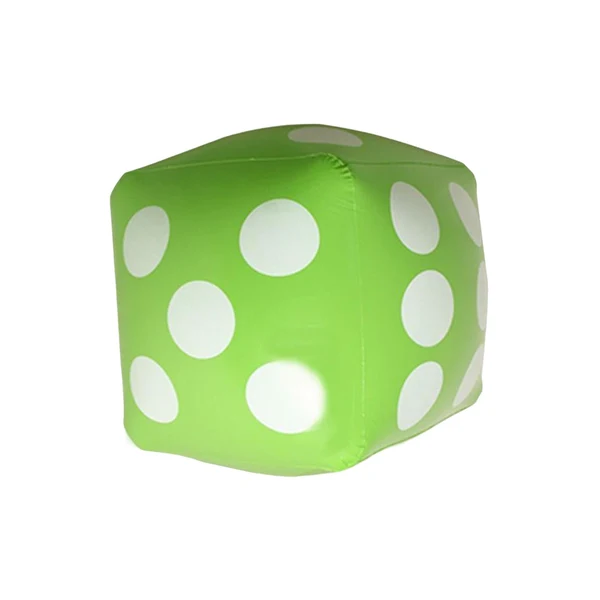 Versatile Maxbell Giant Inflatable Dice Toys Jumbo Inflatable Dice for Stage Prop Party Favors Green Elegant